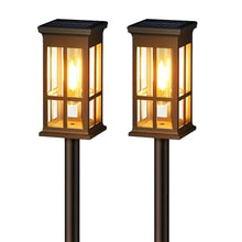 Load image into Gallery viewer, DecorBites™ Solar Pathway Lights - Bright Outdoor Lights
