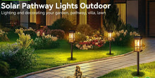 Load image into Gallery viewer, DecorBites™ Solar Pathway Lights - Bright Outdoor Lights
