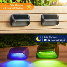 Load image into Gallery viewer, DecorBites™ Solar-Powered Fence Lights for Yard, Deck, Patio
