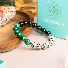 Load image into Gallery viewer, Soul Reset: Dalmatian Jasper Bracelet of Healing

