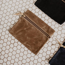 Load image into Gallery viewer, Waxed Canvas Utility Pouch  - USA Made
