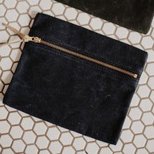 Load image into Gallery viewer, Waxed Canvas Utility Pouch  - USA Made
