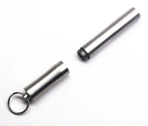 Portable Toothpick Holder Key-Chain Waterproof Screw Cap Available In 4 Styles