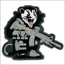 Load image into Gallery viewer, &quot;Street Cat Collection&quot; Patch 3 - Tactical Possum - 3&quot; PVC Patch
