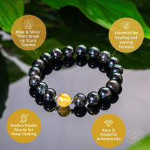 Load image into Gallery viewer, The Arfvedsonite Deep Healing Bracelet

