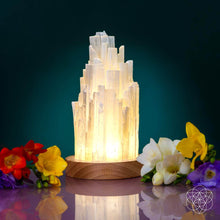Load image into Gallery viewer, The Cleanse-All Selenite Lamp - 2 Pounds of Healing Power
