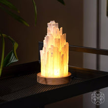 Load image into Gallery viewer, The Cleanse-All Selenite Lamp - 2 Pounds of Healing Power
