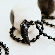 Load image into Gallery viewer, The Obsidian Wolf Pendant
