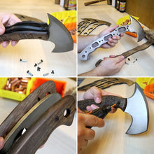 Load image into Gallery viewer, Tribal engraved tomahawk "Navaro"
