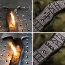 Load image into Gallery viewer, Tribal engraved tomahawk "Navaro"
