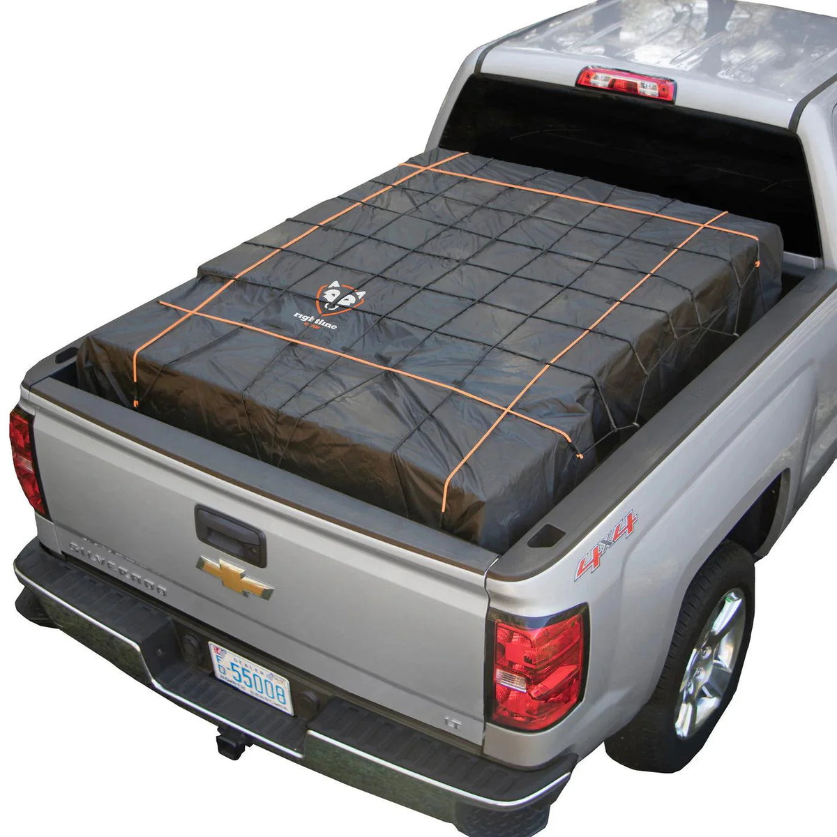 TRUCK BED CARGO NET WITH BUILT-IN TARP – BiteMyWood