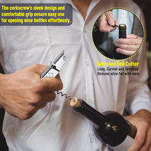 Load image into Gallery viewer, Ultimate Wine Accessories Set Featuring 3 in-1 Multifunctional Waiters Corkscrew
