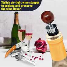 Load image into Gallery viewer, Ultimate Wine Accessories Set Featuring 3 in-1 Multifunctional Waiters Corkscrew
