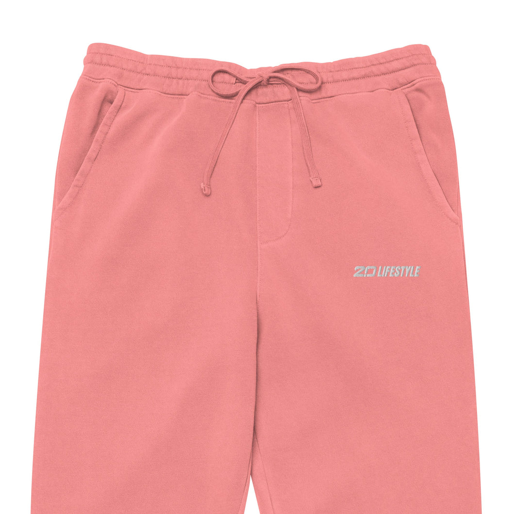 Pigment-dyed sweatpants (Pink)