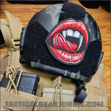 Load image into Gallery viewer, Vampirya - Vampire Lips - 3.5" Embroidered Patch
