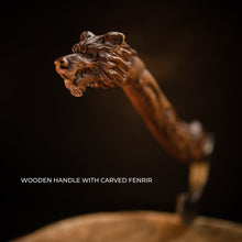 Load image into Gallery viewer, Viking axe handmade Ulfhednar Warriors
