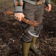 Load image into Gallery viewer, Viking axe handmade Ulfhednar Warriors
