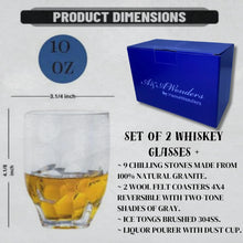 Load image into Gallery viewer, Whiskey Glasses 10oz Premium Scotch Glasses Set of 2- Old Fashioned Whiskey
