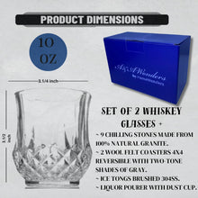 Load image into Gallery viewer, Whiskey Glasses 10oz Premium Scotch Glasses Set of 2 Old Fashioned Whiskey
