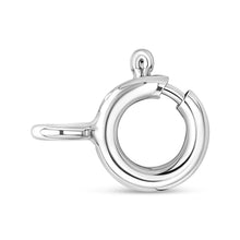 Load image into Gallery viewer, .925 Sterling Silver 1 1/4 Cttw Round Diamond Openwork Ribbon Weave Heart Pendant 18" Necklace (I-J Color, I3 Clarity)
