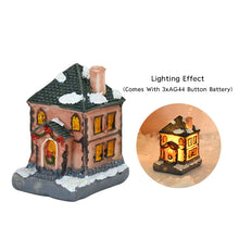 Load image into Gallery viewer, DecorBites™ Wooden LED Light House Christmas Decorations

