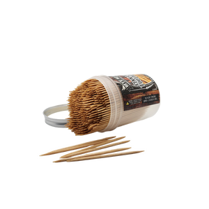 BiteMyWood Birchwood Flavored Wooden Toothpicks in Plastic Jars with Lids Available In 2 Sizes
